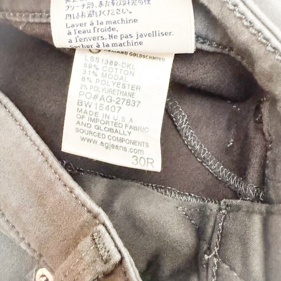 AG The Legging Ankle Super Skinny Ankle Grey Denim Jeans Size 30 - Picture 5 of 8
